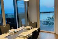 ✨ Exklusive Marina Tower | Hochgeschoss 3-Zimmer Wohnung mit direktem Donau-Blick | Voll möbliert | Befristet vermietet bis 30.09.2026 | Top Investment oder Eigennutzung ++