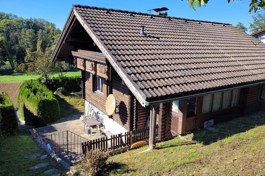 Idyllisches Holzblockhaus in Naturrandlage, Haus-kauf, 210.000,€, 4407 Steyr-Land