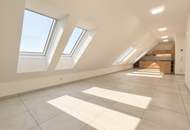 Traumhafte Dachgeschosswohnung – Erstbezug in hochwertig gebautem Wohnhaus - Klimaanlage - Moderne Küche - Gemeinschaftsgarten