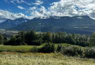 Grundstück mit Blick ins Rosental und auf die Karawanken in erhöhter Lage der Gemeinde Köttmannsdorf