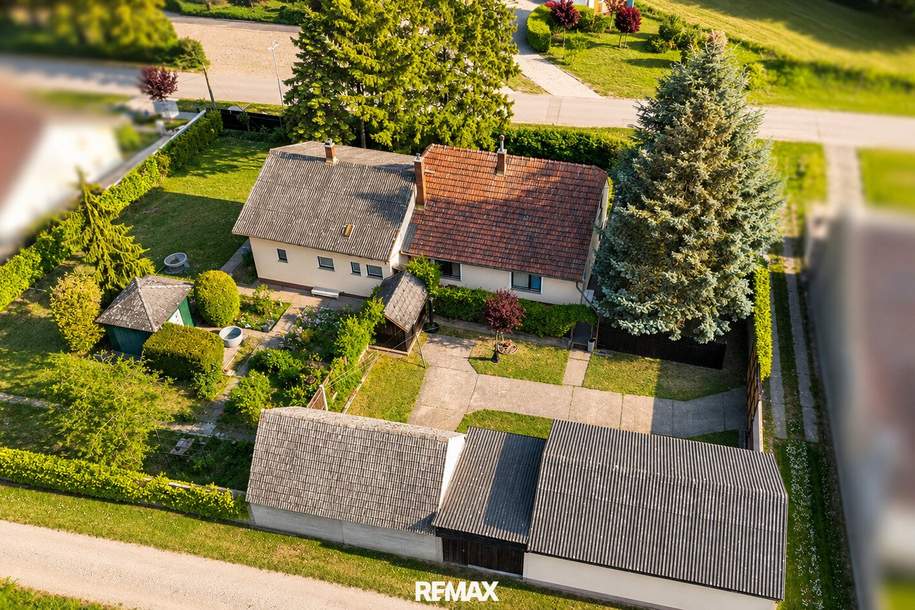 Gepflegtes Einfamilienhaus mit großem Grundstück in ruhiger Wohnlage von Nickelsdorf, Haus-kauf, 232.000,€, 2425 Neusiedl am See