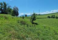 Traumhaftes, ca. 3.109 m² großes Baugrundstück mit Blick auf die Karawanken im Bezirk Völkermarkt