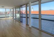 Exklusiver Erstbezug: Außergewöhnliches Penthouse mit XL-Dachterrasse im Herzen von Klagenfurt