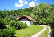 Grünruhelage am Waldrand! Familienidyll mit großem Garten, Schwimmbecken und Sauna