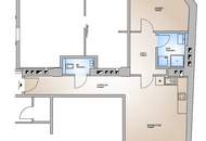ERSTBEZUG nach Generalsanierung ab sofort: gemütliche 2 Zimmer Wohnung mit Donaukanalblick - Miete inkl. Heizkosten!