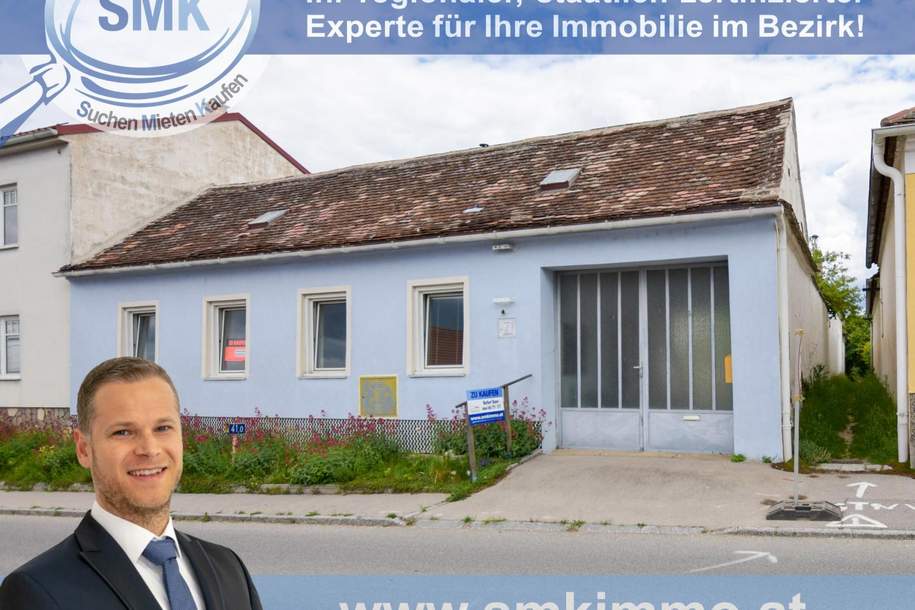 Leistbares Landhaus mit Nebengebäuden und uneinsehbarem Innenhof!, Haus-kauf, 107.000,€, 2154 Mistelbach