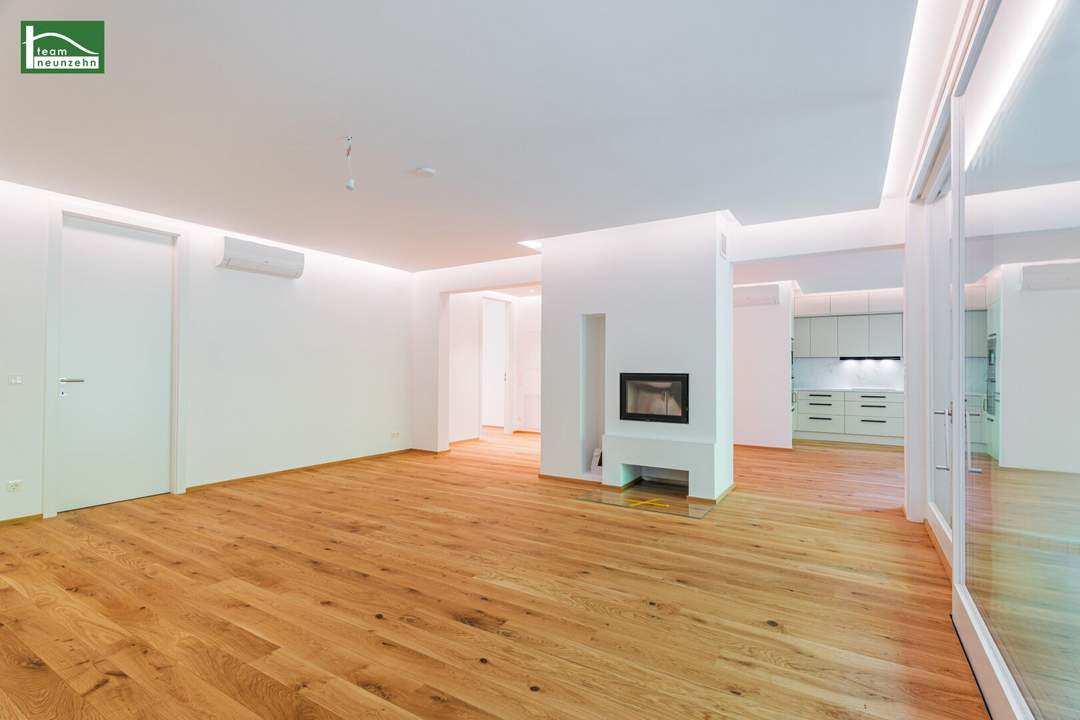 Exklusive Gartenwohnung in absoluter Ruhelage im 18. Bezirk – 5 Zimmer | Terrasse, Garten, Pool &amp; Sauna