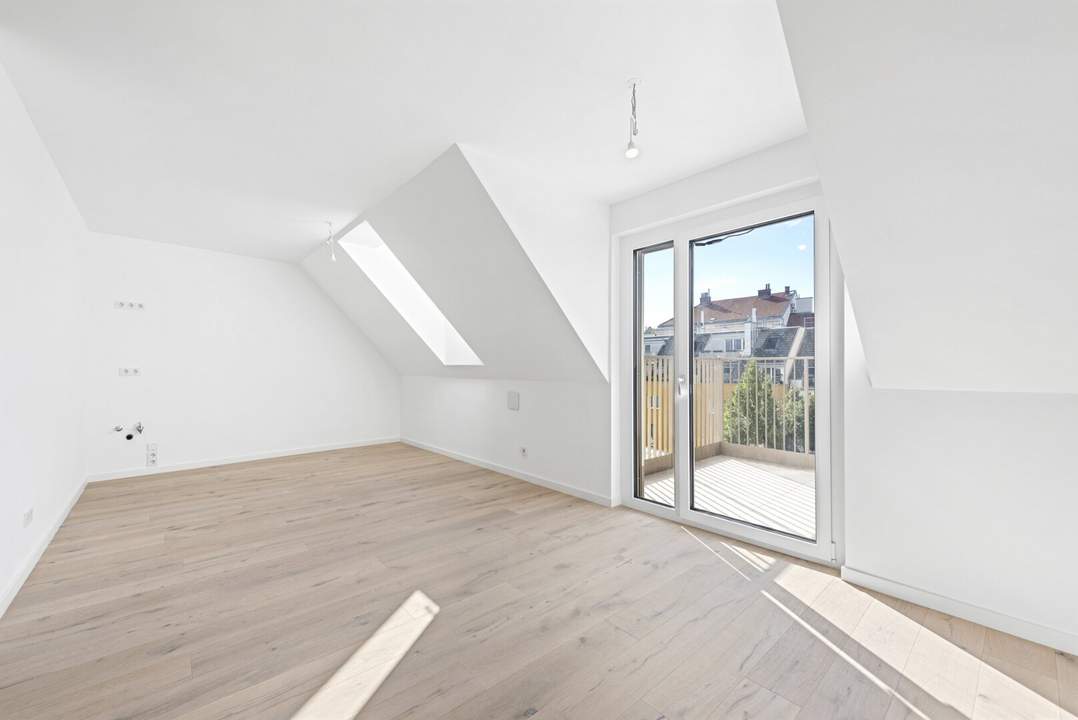 ZUM VERLIEBEN: EIN DACHGESCHOSS-TRAUM MIT BALKON - ERSTBEZUG!