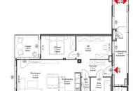 Moderne 2,5-Zimmer-Wohnung mit Loggia nahe Bushaltestelle 31A