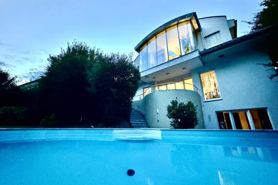 VIDEO IM INSERAT VORHANDEN - ARCHITHEKTENVILLA in THALHEIM am HUMMELHOF - MODERNISIERT und sehr HOCHWERTIG eingerichtet - ansehen lohnt sich, Haus-kauf, 1.200.000,€, 4600 Wels-Land
