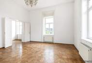 WIENTALBLICK | Lichtdurchflutete Wohnung in der historischen Villa Seutter mit 4,4m Raumhöhe & Blick auf denkmalgeschützte Linde | sanierungsbedürftig
