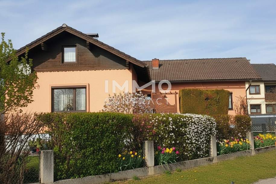 Gepflegter Bungalow ca. 126m², 4 Zi., Terrasse, unterkellert, 2 Garagen in Viehdorf – Ihr neues Zuhause!, Haus-kauf, 298.000,€, 3322 Amstetten