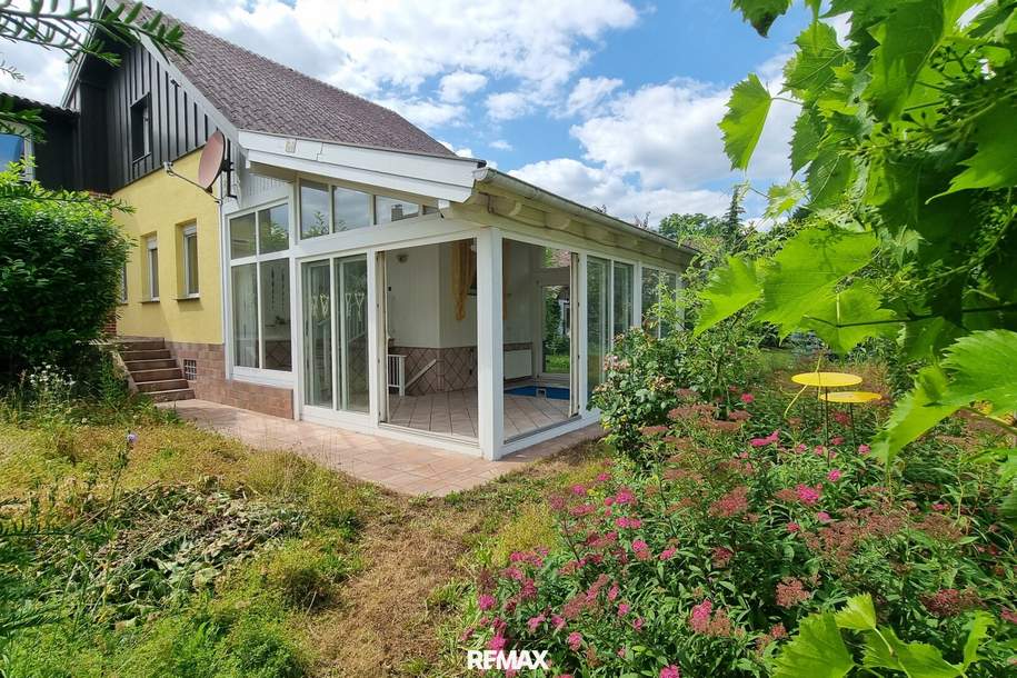 Gepflegtes Einfamilienhaus mit Wintergarten - Siedlergasse/St. Pölten, Haus-kauf, 395.000,€, 3100 Sankt Pölten(Stadt)