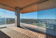 BESSER als in NYC beim Central Park! UNVERBAUBARER WEITBLICK über PRATER und DONAU vom 25. Stock! Eckwohnung mit Traumterrassen und Wintergarten!