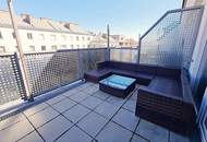 DACHGESCHOSS, FERNBLICK, 48 m2 Neubau mit 13 m2 Balkon, Wohnküche, 1 Zimmer, Duschbad, Garage möglich, U3-Nähe, vermietet