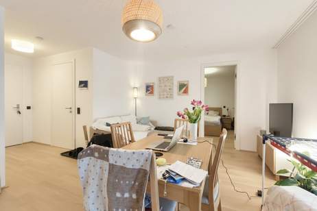 Pauschalmiete inklusive Warmwasser, Heizung & Kühlung - Moderne 2-Zimmer-Wohnung mit großzügigem Balkon (15,74 m²) und stilvoller Ausstattung, Wohnung-miete, 1.299,00,€, 1210 Wien 22., Donaustadt