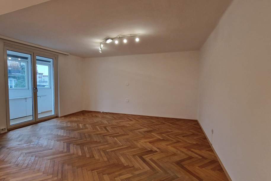 Ideale Single-oder Pärchenwohnung mit Loggia und Blick ins Grüne, Wohnung-miete, 619,99,€, 8010 Graz(Stadt)