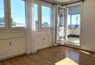 Terrassen-Garconniere im 21. Stock mit Donaupark- Fernblick bei der U1 und UNO-City