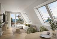 Penthouse-Wohnung mit großem Balkon