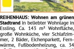REIHENHAUS: Wohnen am grünen Stadtrand in beliebter Wohnlage in Essling. Ca. 143 m² Wohnfläche,, Haus-kauf, 679.000,€, 1220 Wien 22., Donaustadt