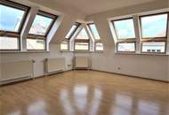 DACHGESCHOSS, AUGARTEN-NÄHE, 87 m² Maisonette mit 10 m2 Terrasse, Wohnküche, 2 Zimmer, Galerie, 2 Bäder, Rembrandtstraße