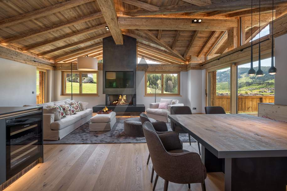 Neubau: Chalet "Gaisberg" an der Skiwiese in bester Panoramalage - Kirchberg in Tirol, Wohnung-kauf, 4.250.000,€, 6365 Kitzbühel
