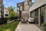 Familien Willkommen | Modern wohnen. Im Grünen leben | Klimaanlage | Tiefgaragenplatz | privater Garten | Südwest-Terrasse