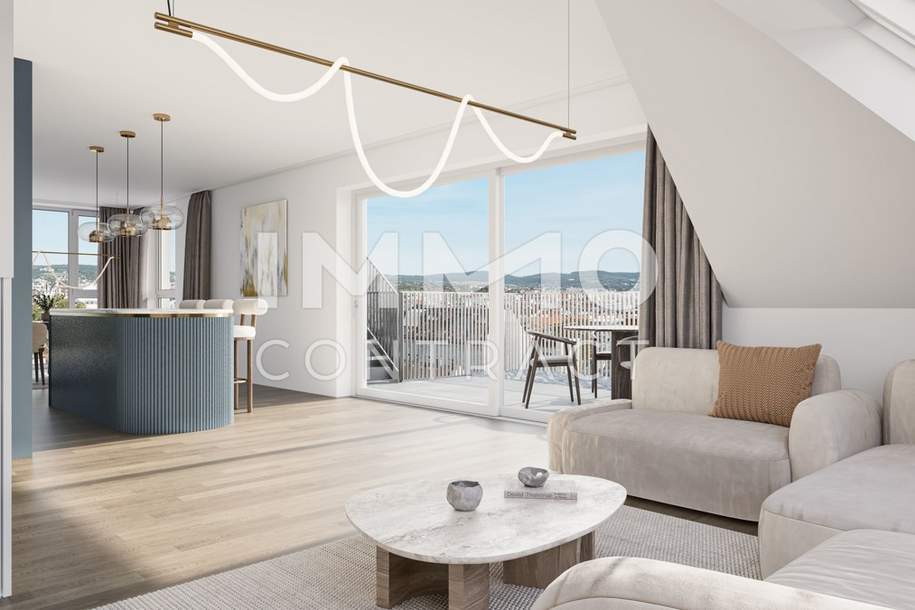 Licht- und sonnendurchflutetes Penthouse mit 65 qm Dachterrasse (Neubau, Erstbezug), Wohnung-kauf, 974.100,€, 1160 Wien 16., Ottakring