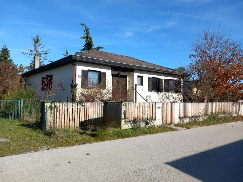 "IN KAUFABWICKLUNG" BUNGALOW AUF SONNIGEN GRUNDSTÜCK IN DER MARIA THERESIA SIEDLUNG
