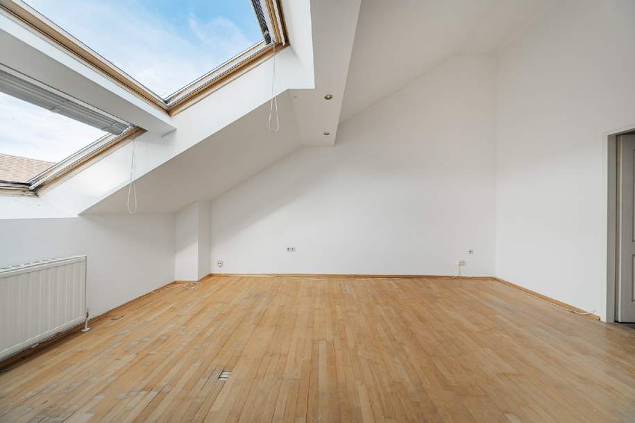Sanierungsbedürftige 2,5-Zimmer-Dachgeschoßwohnung mit Potenzial!, Wohnung-kauf, 205.000,€, 1160 Wien 16., Ottakring