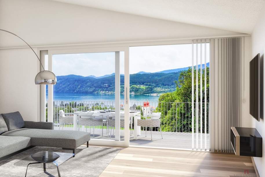 Neubauprojekt "Glanzleitn" - Traumhafter Ausblick über Millstatt sowie den Millstätter See (Top 7), Wohnung-kauf, 1.134.000,€, 9872 Spittal an der Drau