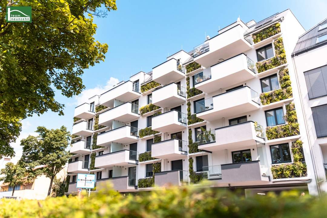 Das Raumwunder: Ruhig, Hell und in Bestlage - Erstbezug direkt beim Donauzentrum in Hofruhelage mit Geothermie-Heizung