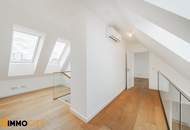 Exklusive, klimatisierte 3,5-Zimmer-Dachgeschosswohnung mit 22 m² Terrasse nahe Schloss Belvedere