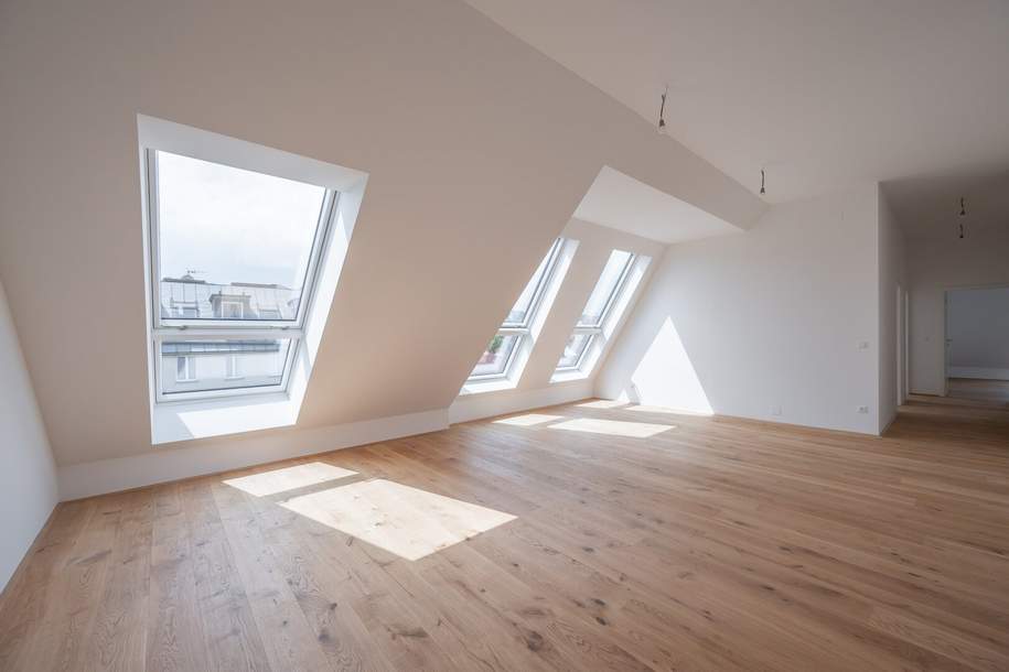 ++FonteFlats++ Fantastischer 4-Zimmer Dachgeschoss-ERSTBEZUG mit großartiger Dachterrasse, Wohnung-kauf, 679.000,€, 1100 Wien 10., Favoriten