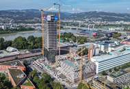 Neubau-Gastrofläche samt grosszügigem Gastgarten im Projekt Quadrill im Herzen von Linz zu vermieten!