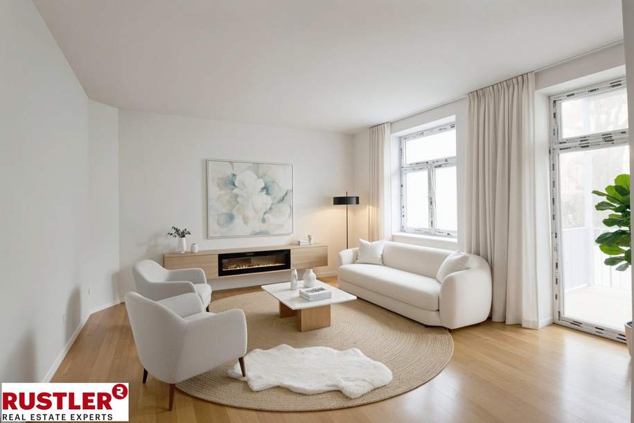 Altbaurenaissance - 3-Zimmer-Wohnung mit Balkon - Nähe Kutschkermarkt, Wohnung-kauf, 743.000,€, 1180 Wien 18., Währing