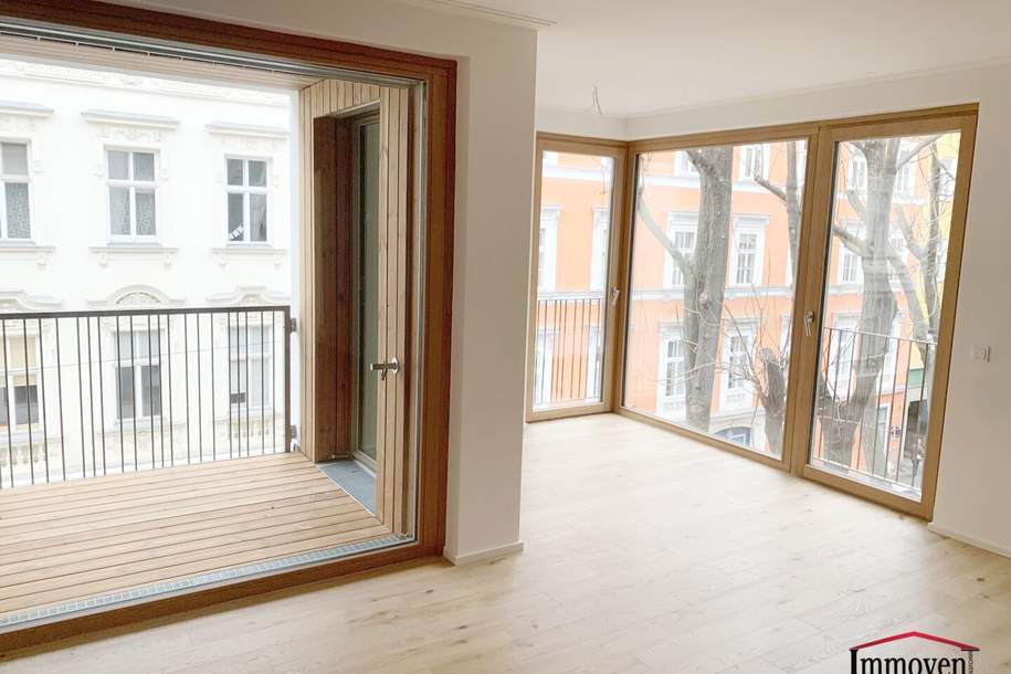 TOPLAGE und ERSTBEZUG: Straßenseitige, moderne 2-Zimmerwohnung mit Loggia! Besichtigung ab Februar 2025 möglich!, Wohnung-miete, 1.850,00,€, 1070 Wien 7., Neubau