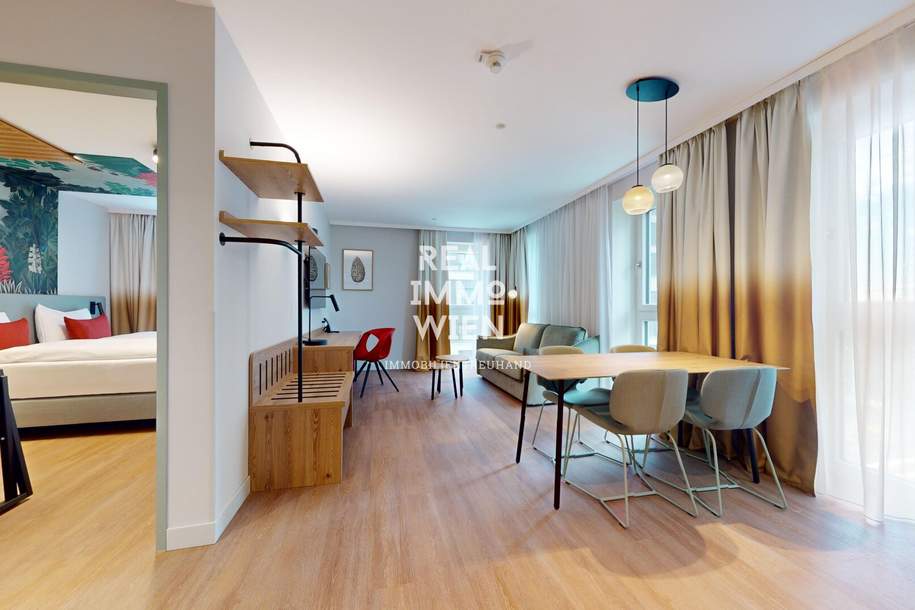 2 Zimmer - Wohnung in einem Aparthotel in Wien, Wohnung-miete, 3.849,00,€, 1220 Wien 22., Donaustadt