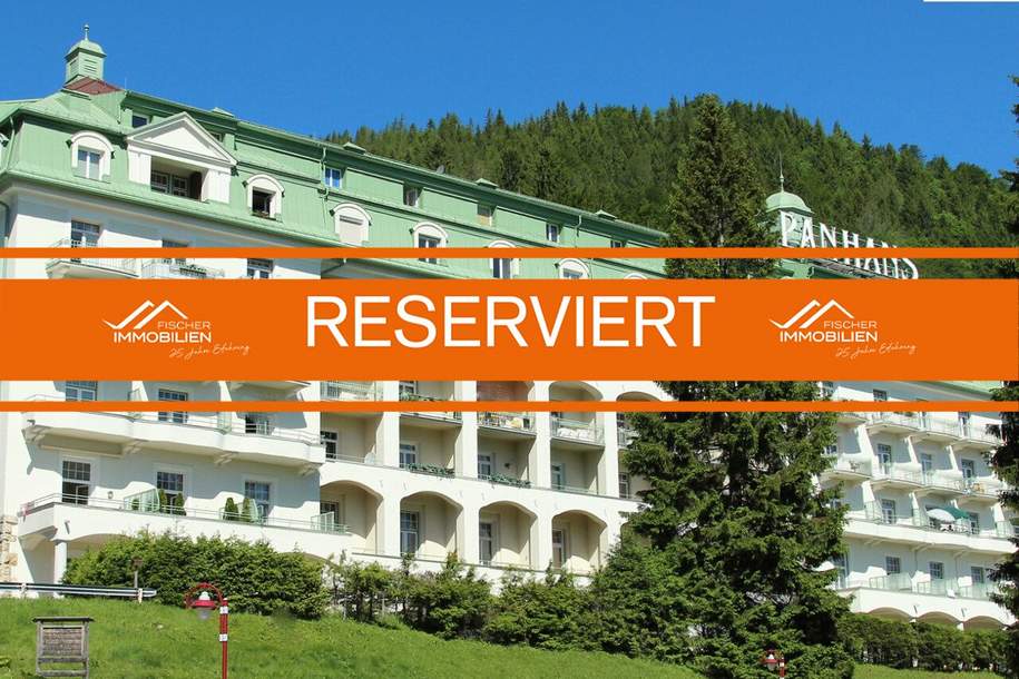 Charmantes, voll möbliertes Apartment im historischen Hotel Panhans – Wohlfühlrefugium am Semmering auf 1.000 m Seehöhe, Wohnung-kauf, 119.000,€, 2680 Neunkirchen