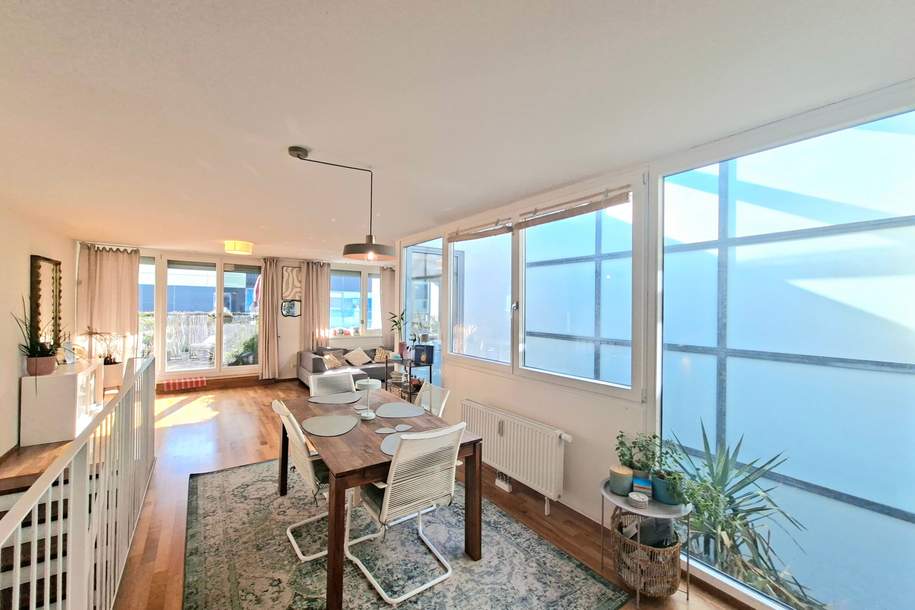 MONTE LAA! GROSSARTIGE 4-ZIMMER DG-MAISONETTE MIT TERRASSEN UND ATRIUM! 3D-tour!, Wohnung-kauf, 499.900,€, 1100 Wien 10., Favoriten