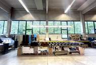 Platzmangel? Dann haben wir die Lösung. Imposante 7m Deckenhöhe mit ca. 810m² Nutzfläche und 40m² Bürotrakt.
