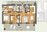 15594 Nachhaltig wohnen, die Natur genießen - 4 Zimmer Wohnung mit Garten