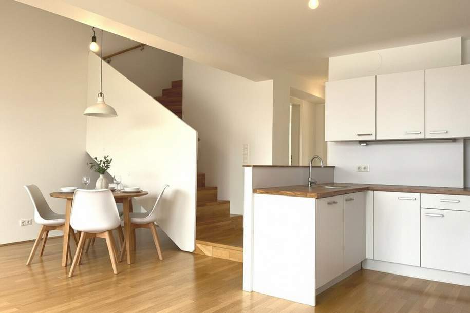 Helle 4-Zimmer DG-Maisonette mit Balkon nahe U1!, Wohnung-kauf, 429.000,€, 1100 Wien 10., Favoriten