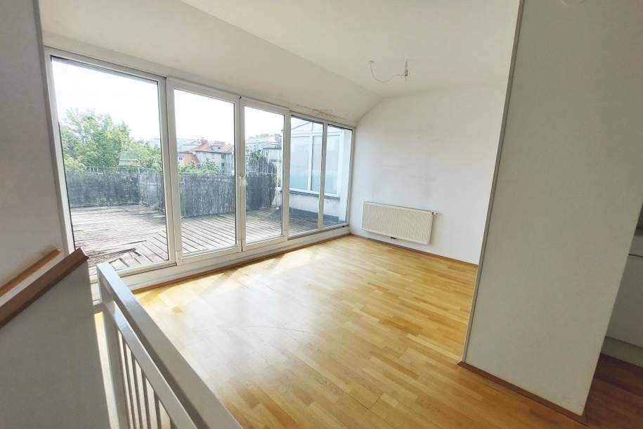 Klimatisierte 4-Zimmer-Maisonette mit traumhafter Terrasse - und begehbarem Dach!, Wohnung-miete, 2.770,52,€, 1020 Wien 2., Leopoldstadt
