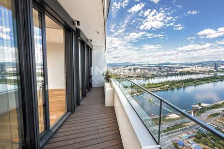 DANUBEFLATS: Premium Living - Edle 2-Zimmer-Wohnung in 40. Stock, Wohnung-kauf, 680.000,€, 1220 Wien 22., Donaustadt