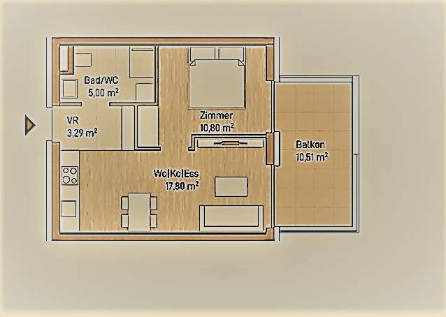 Exklusive Anlegerwohnung (36m²) mit Balkon in Graz, Eggenberg! Provisionsfrei!