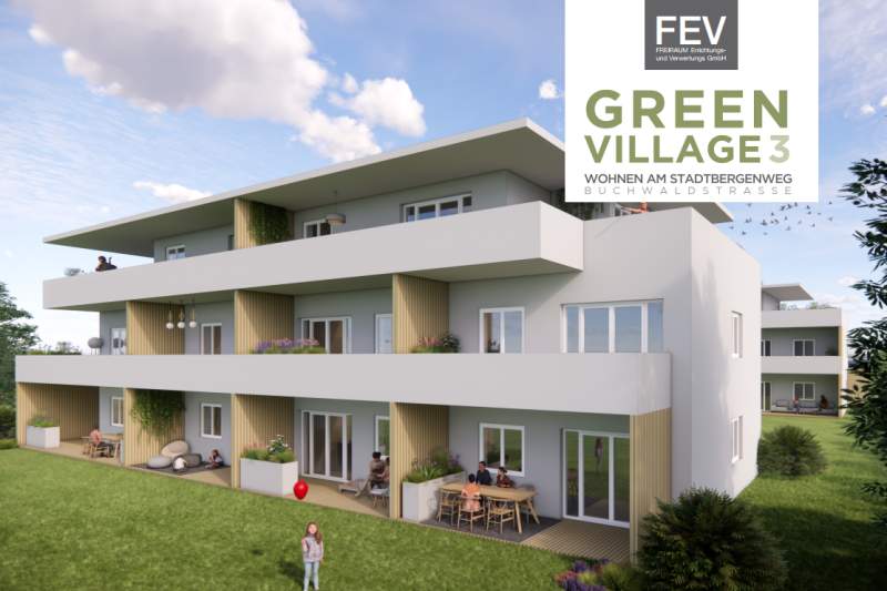 Neubauprojekt: Moderne Eigentumswohnung (45m²) mit großer Terrasse und Eigengarten in Fürstenfeld! Provisionsfrei!, Wohnung-kauf, 169.756,€, 8280 Hartberg-Fürstenfeld