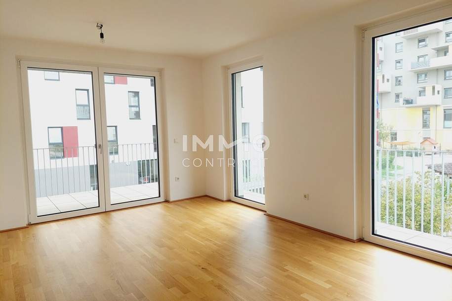 Moderne 3-Zimmer-Wohnung mit großzügigem Balkon und Loggia, Adelheit-Popp-Gasse 10, Wohnung-miete, 1.299,00,€, 1220 Wien 22., Donaustadt