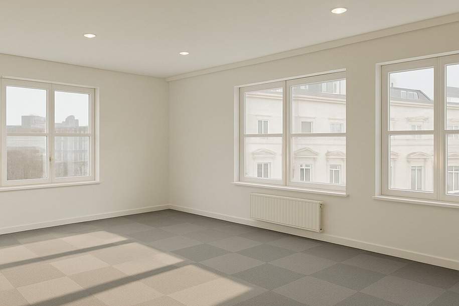 Erstbezug! Elegantes 4-Zimmer Büro in Toplage, Gewerbeobjekt-miete, 5.957,67,€, 1010 Wien 1., Innere Stadt