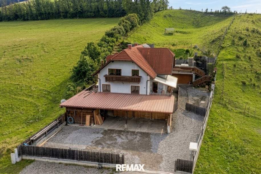 Großzügiges Einfamilienhaus mit neuer PV-Anlage und 2 Terrassen auf sehr großem Grundstück!, Haus-kauf, 439.000,€, 2880 Neunkirchen
